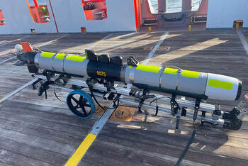 IVER sits on stand around a dock