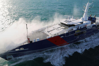 L3Harris WESCAM gimbal in action