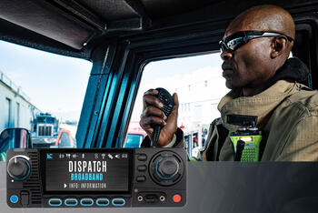 Firefighter using LTE-ready, Single-band 185M Mobile