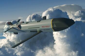 L3Harris Pack of Launched Effects, Red Wolf render flight though the clouds