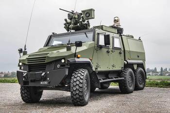 WESCAM MX™-10 RSTA, Independent Stabilized Sighting System on military vehicle