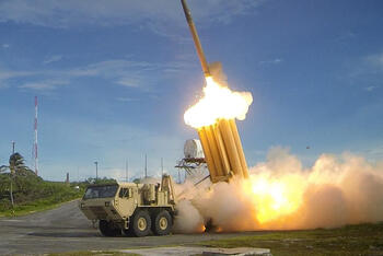 Launcher fires THAAD interceptor missile
