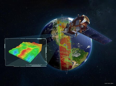 L3Harris CrIS instrument observes infrared channels, providing comprehensive temperature and moisture information to improve weather models.