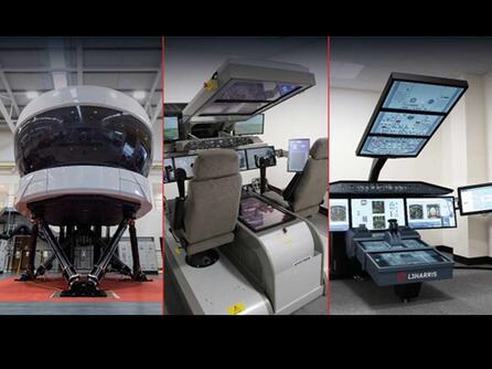 L3Harris’ full-flight simulators and flat-panel trainers enable efficient commercial pilot training with low cost-of-ownership.