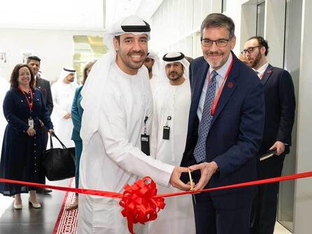 Ribbon cutting of L3Harris and EDGE Open New State-of-the-Art Facility in UAE to Support WESCAM MX-Series Customers
