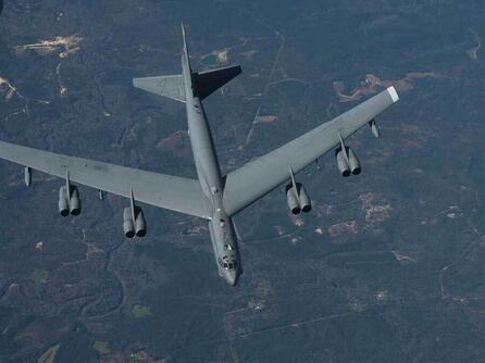 B-52s in flight
