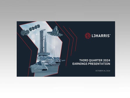 L3Harris third quarter 2024 results cover