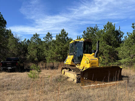 L3Harris prepares land in Camden, Arkansas, for new roads, installation of utilities and construction of new facilities.