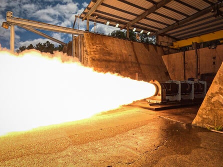 Aerojet Rocketdyne and Kratos Successfully Hot-fire Zeus 2 Advanced Large Solid Rocket Motor
