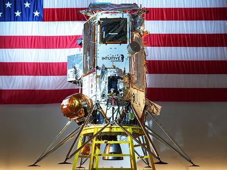 Intuitive Machines’ Nova-C lunar lander. Credit: Intuitive Machines.