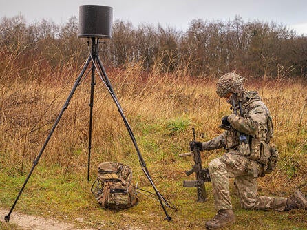 CORVUS-RAVEN counter-small UAS capability and solider at VANAHEIM