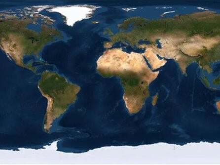 TerraColor NextGen satellite imagery map