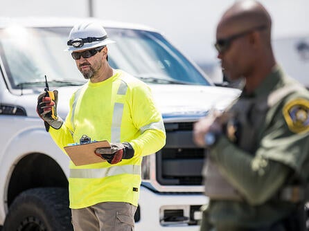 Utility and Law Enforcement using Two47 MCX MCPTT devices