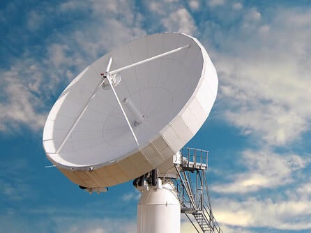 Ground SATCOM terminal for LWST