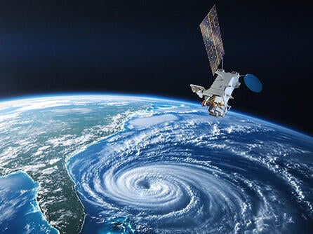 Concept of the L3Harris next-generation imager for NOAA’s GeoXO satellite system capturing real-time detail of severe storms across the Western Hemisphere. Thumbnail image