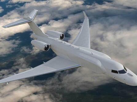 Aircraft rendering of AERIS X Global 6500 variant