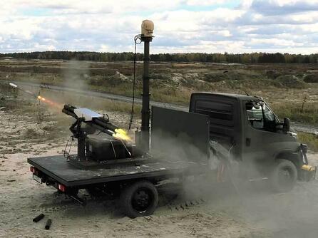 VAMPIRE™ firing in a field
