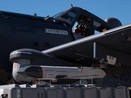 L3Harris' Red Wolf launched effects vehicle integrated on its Sky Warden aircraft