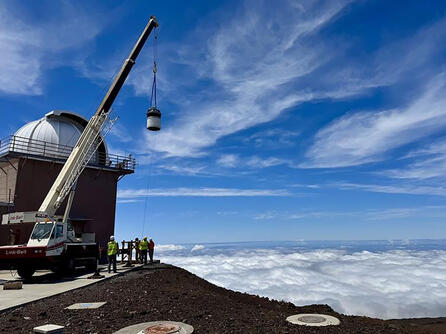 U.S. Space Force's Ground-Based Optical Sensor System receives an upgrade at the Maui Space Surveillance Complex. Thumbnail image