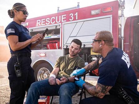 Emergency responder using L3Harris communications