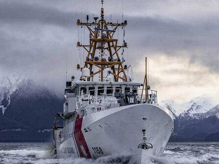 Coast Guard at sea