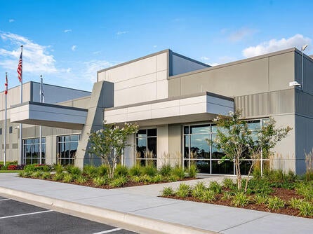 Aerojet Rocketdyne’s Advanced Manufacturing Facility opened in 2019. The company is expanding its operations in Huntsville to increase production of inert solid rocket motor components.