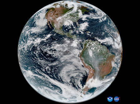 First full disk image of Earth from GOES-19
