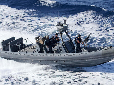 MC-3000I Mobile Command Intercom on a maritime mission