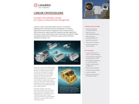 Compact, low-vibration cooling for mission-critical thermal management.