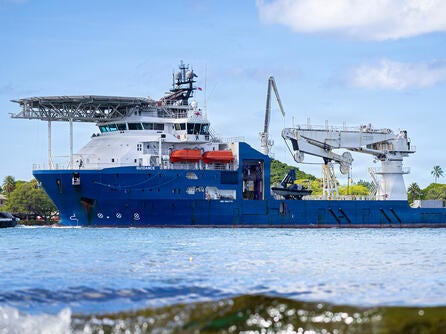 Ship in dock
