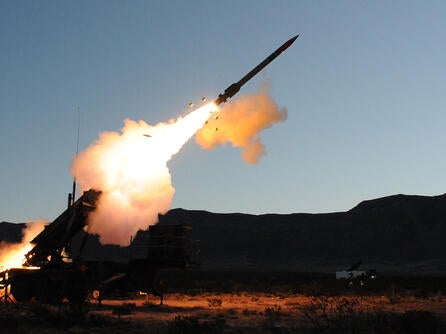 PAC-3 fires from launcher