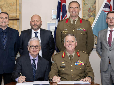 Signing of Commonwealth of Australia C4I integration contract