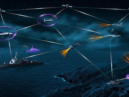 Concept image of EW invisible war