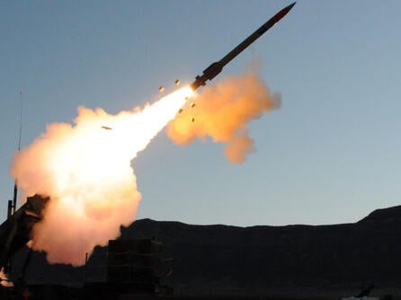 PAC-3 fires from launcher