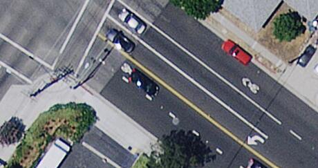 See the difference in quality between 6” (left) and 1’ imagery (right). Hexagon imagery from 2016 in LA County, CA.