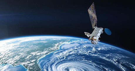 Concept of the L3Harris next-generation imager for NOAA’s GeoXO satellite system capturing real-time detail of severe storms across the Western Hemisphere. Thumbnail image.