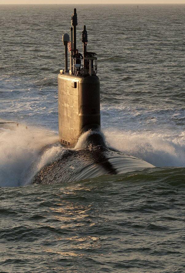 Submarine surfacing