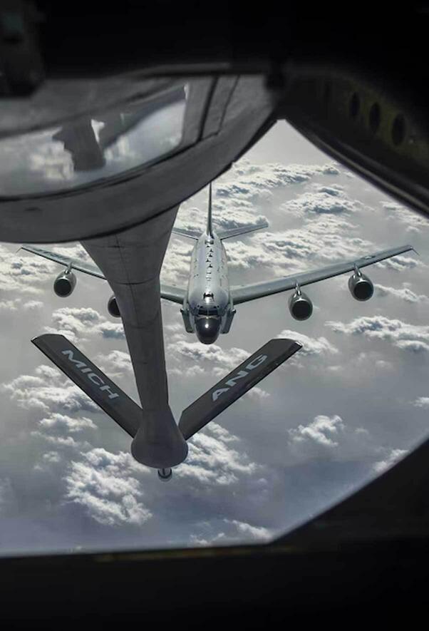 Air Force RC-135 Rivet Joint reconnaissance aircraft