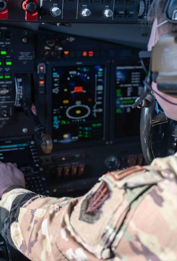 KC-135 cockpit