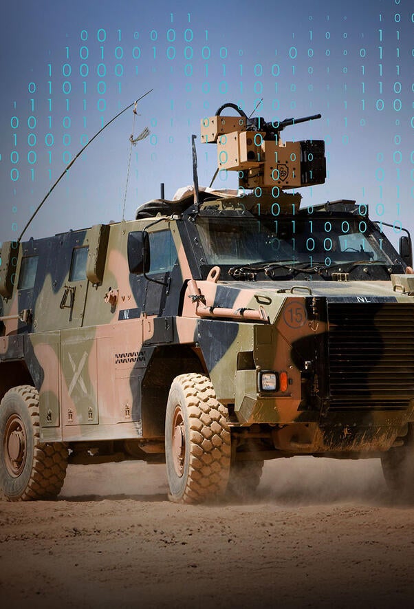 NETCASTER™ Tactical Router application in military vehicle