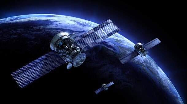 Satellites over the Earth