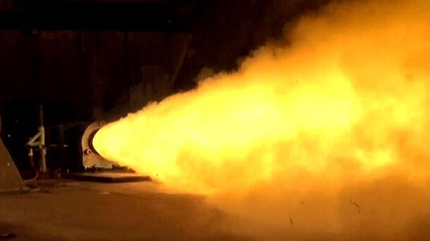 Successful test of the Zeus 1 solid rocket motor for Kratos at Aerojet Rocketdyne’s Camden, Arkansas facility