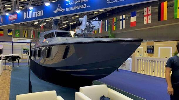 USV on a trade show floor