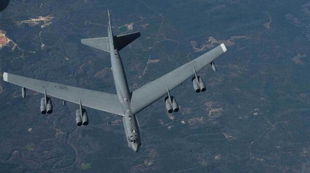 B-52s in flight | Photo credit: Airman 1st Class Duncan Bevan