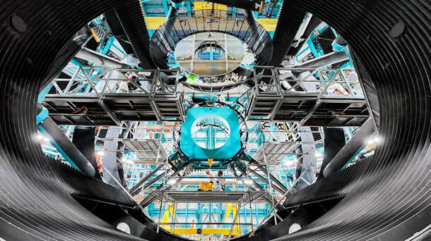 The 3.5-meter glass mirror, which L3Harris polished and finished, has been lifted onto Rubin Observatory’s Simonyi Survey Telescope in Chile.