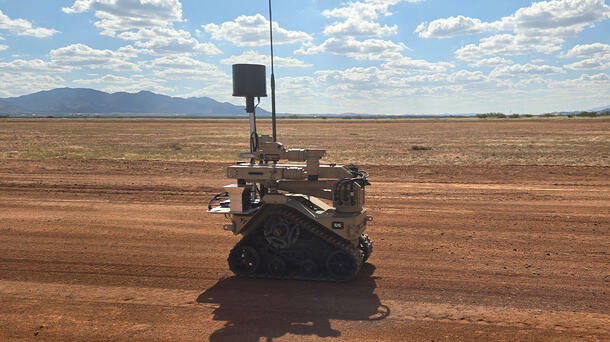 T7 Robot with electronic warfare