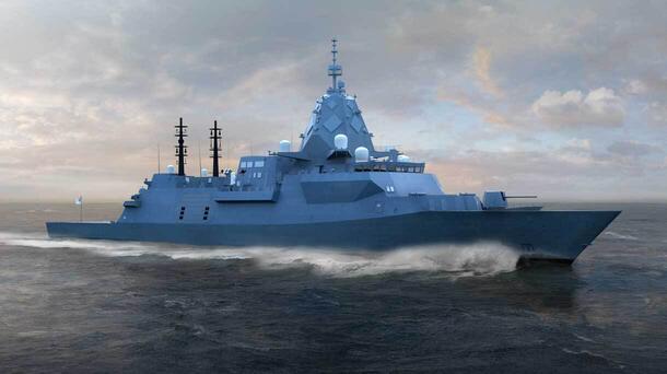 Hunter Class frigate. Image credit: BAE