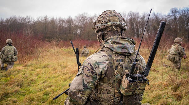 The less than 2 kg ICN can be easily integrated into a soldier’s load carrying equipment, enabling multirole, multifunction EW capability from a small form factor.