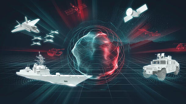 Graphic of multiple domain assets