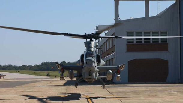 Marine AH-1Z helicopter